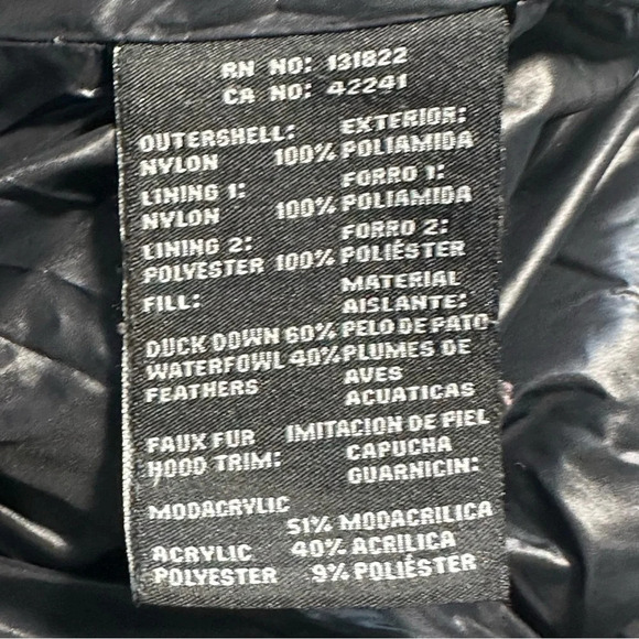 S13 New York Gloss Gramercy Kylie Down Puffer Jacket Sz: L - Picture 10 of 12